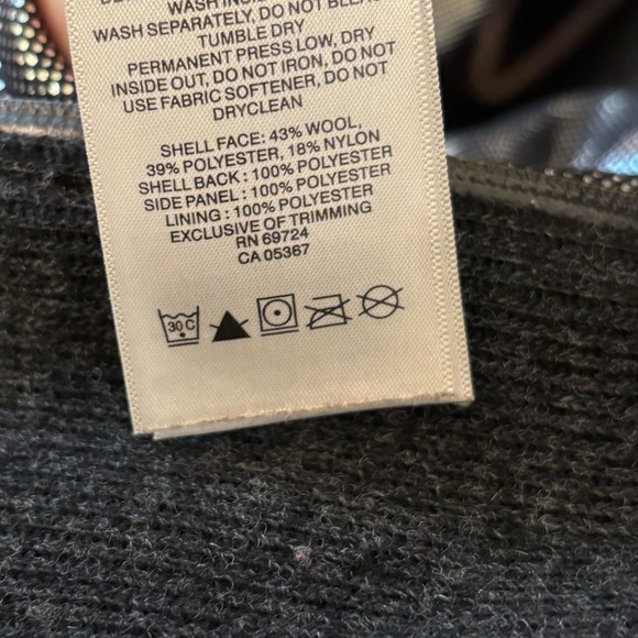 Columbia Omni heat  Men's Charcoal and Black Performance Jacket - Picture 7 of 7